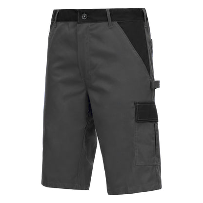 NITRAS MOTION TEX LIGHT, pantalon de travail, court, gris / noir