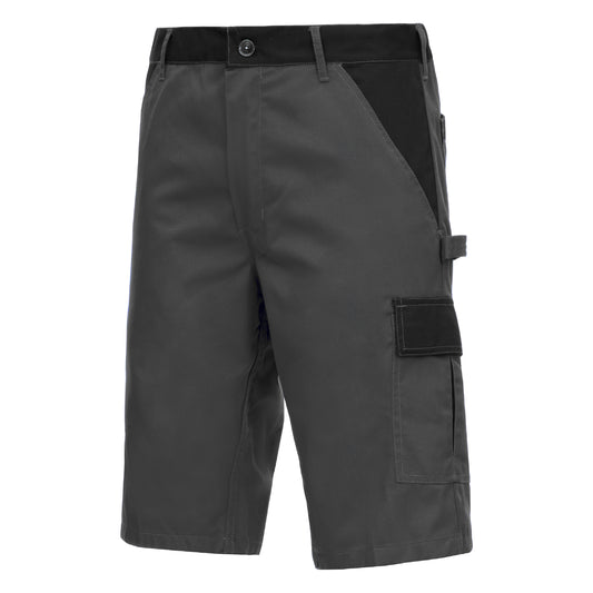 NITRAS MOTION TEX LIGHT, pantalon de travail, court, gris / noir
