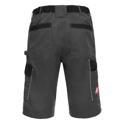 NITRAS MOTION TEX LIGHT, pantalon de travail, court, gris / noir