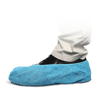 Couvre-chaussures MaiMed-Cover ABS Couvre-chaussures jetables en PP, bleu, 50 pièces/paquet. | Paquet (50 pièces)