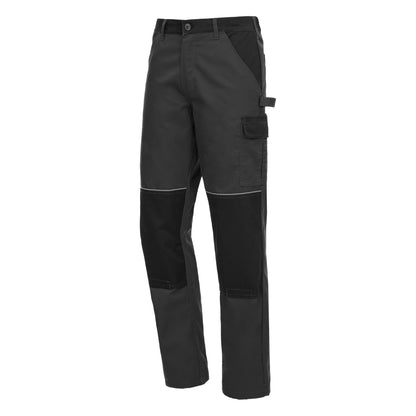 NITRAS MOTION TEX LIGHT, pantalon de travail, long, gris / noir