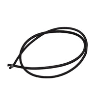 L'élastique « TASKI Abfallsack » de Diversey Deutschland GmbH & Co. OHG est un élastique à cheveux noir et extensible, muni d'un petit fermoir métallique, conçu pour offrir durabilité et polyvalence et s'inspirant des élastiques utilisés pour les sacs poubelles.