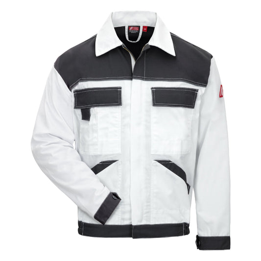 NITRAS MOTION TEX LIGHT, werkjas, wit/grijs
