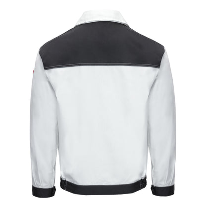 NITRAS MOTION TEX LIGHT, werkjas, wit/grijs