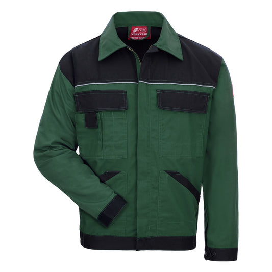 NITRAS MOTION TEX LIGHT, werkjas, groen/zwart