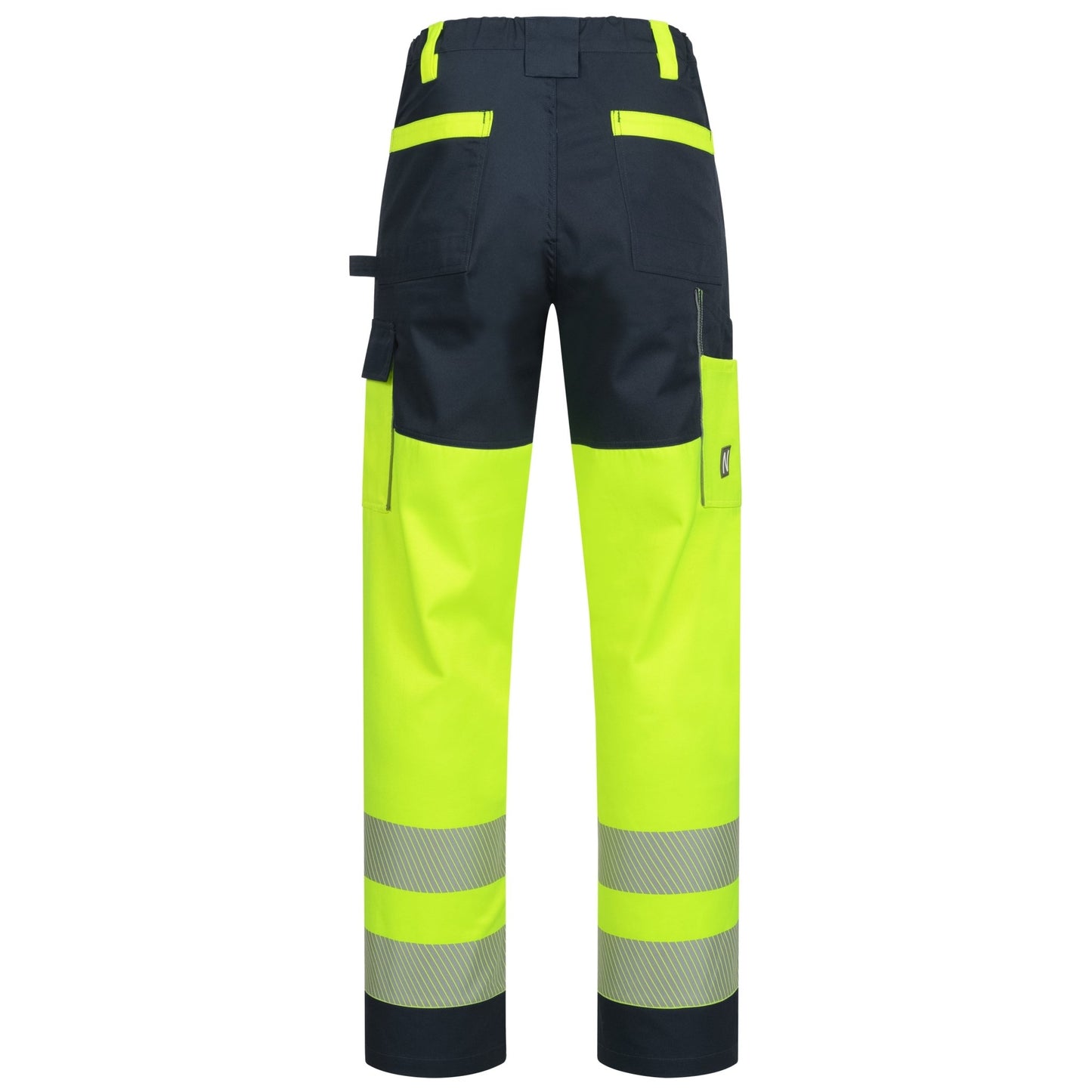NITRAS MOTION TEX VIZ, lange werkbroek met hoge zichtbaarheid