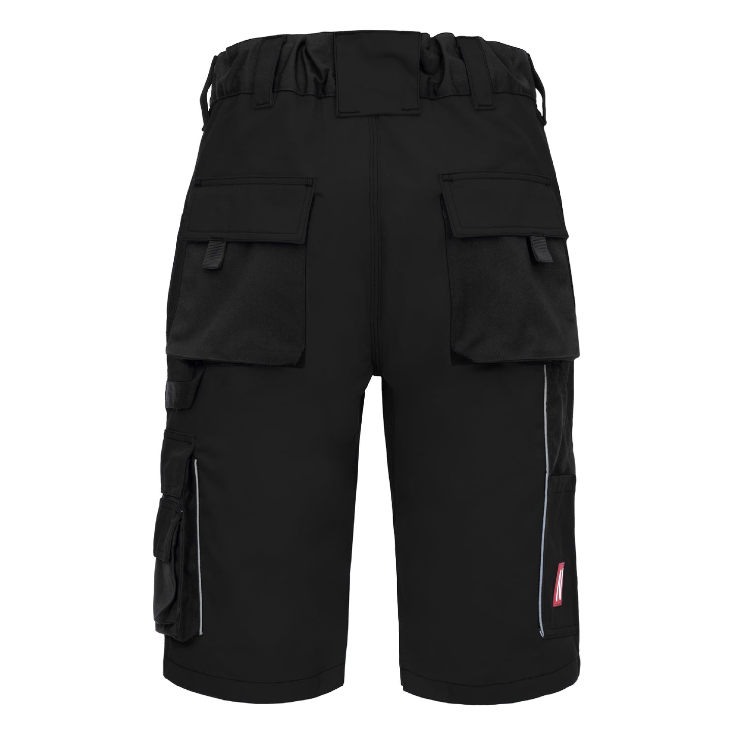 NITRAS MOTION TEX PLUS, pantalon de travail, court, noir