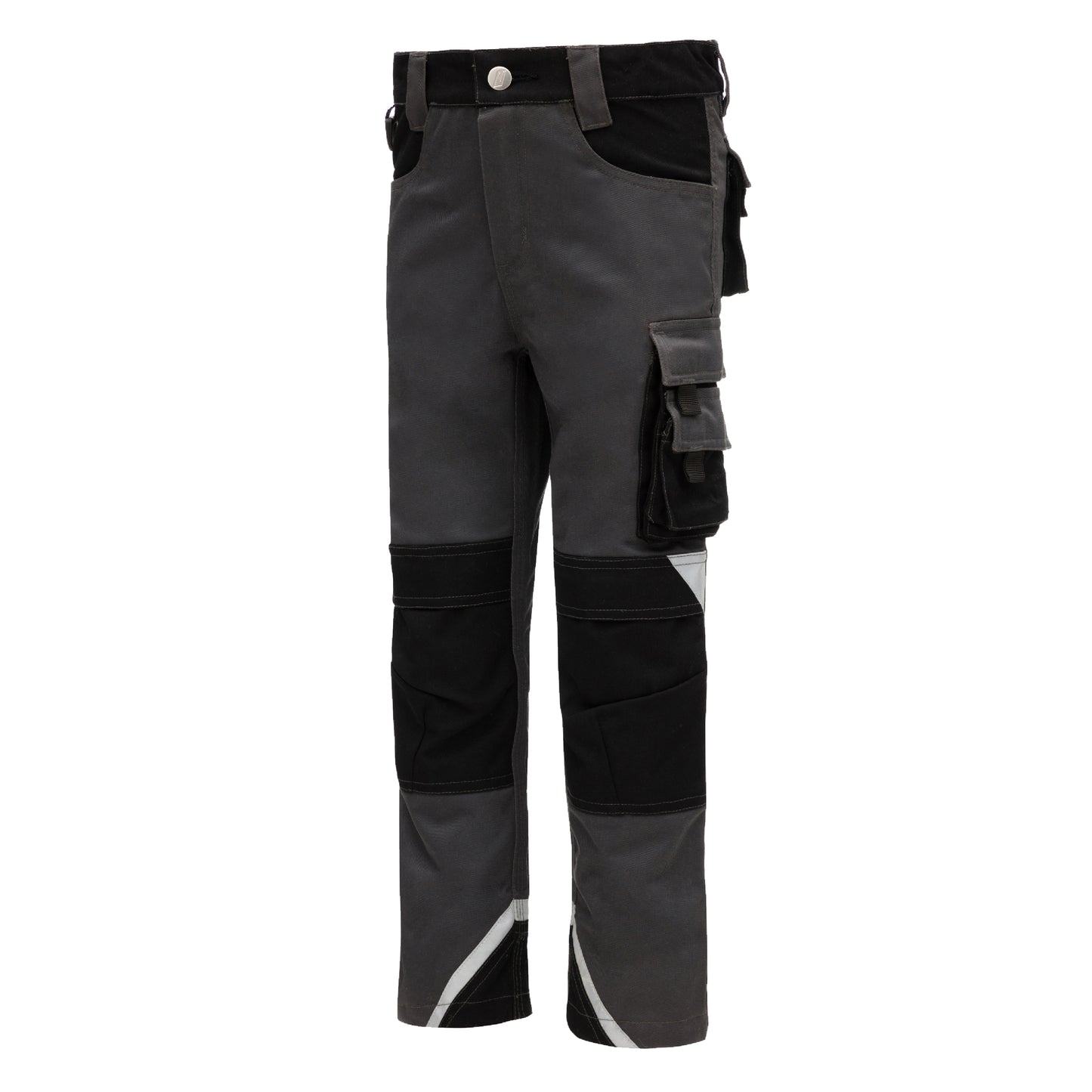 NITRAS MOTION TEX KIDS, pantalon de travail, long, gris / noir