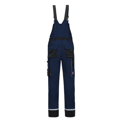 NITRAS MOTION TEX PLUS, salopette, bleu marine / noir