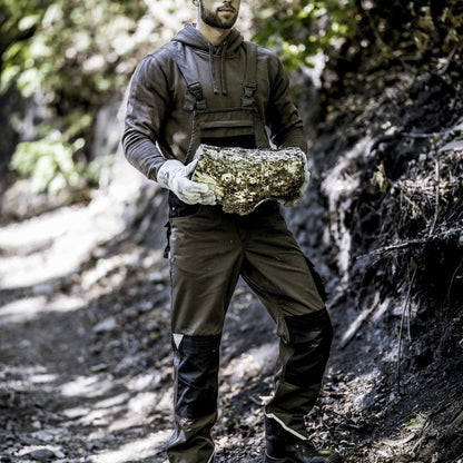 NITRAS MOTION TEX PLUS, salopette, marron / noir