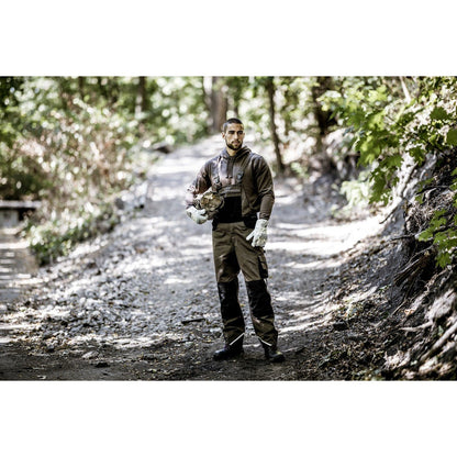 NITRAS MOTION TEX PLUS, salopette, marron / noir