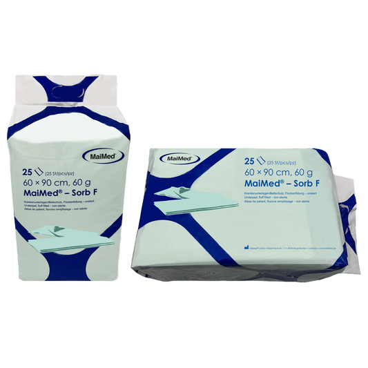 MaiMed-Sorb F medische dossiers niet-steriele cellulosevlokken, 60x90cm, 60g, 4x25 stuks/doos | Doos (100 stuks)