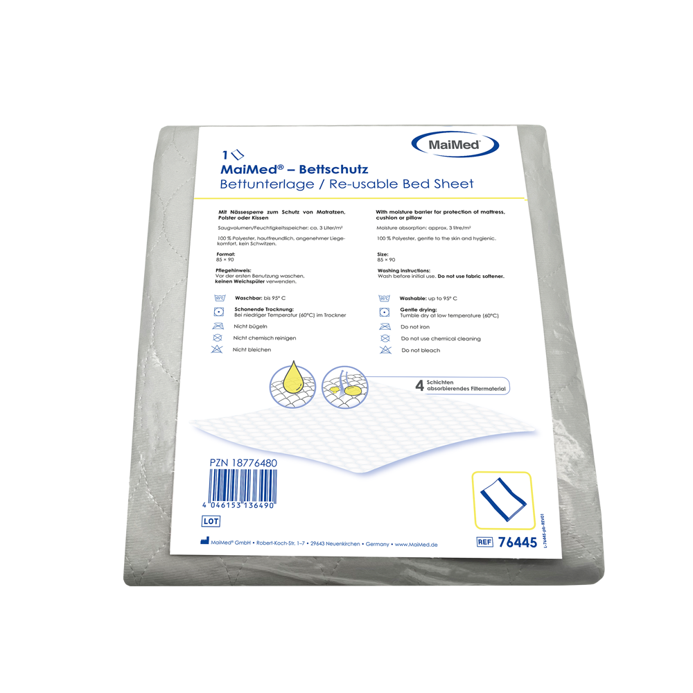 Protège-lit / alèse MaiMed, lavable