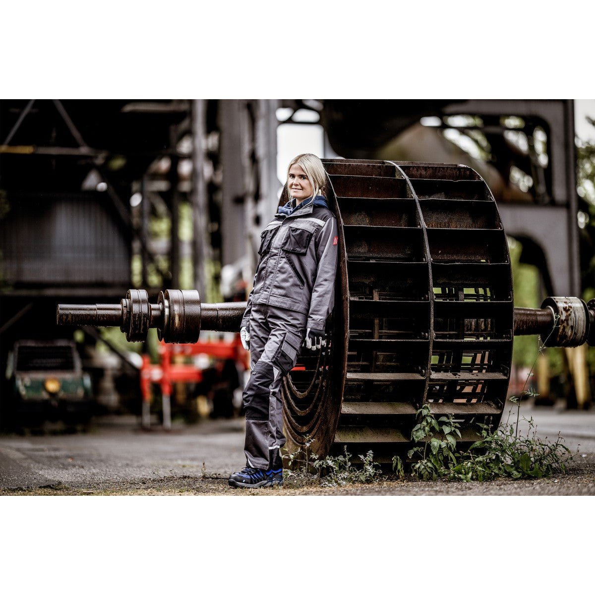 NITRAS MOTION TEX PLUS, veste de travail, gris / noir