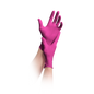 Gants MaiMed-solution100 sans latex, magenta, non stériles, non poudrés