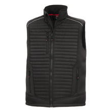 NITRAS MOTION TEX PLUS, gilet softshell matelassé, noir