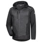 NITRAS MOTION TEX PLUS, gewatteerd softshell jack, zwart