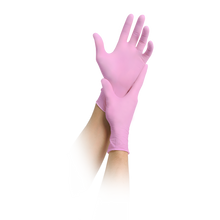 MaiMed-solution 100 gant rose non stérile, non poudré et sans latex, bleu, 100 pièces/boîte
