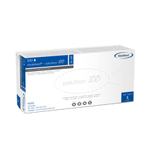 MaiMed-solution 100 gants sans latex, bleu violet, non stériles, non poudrés, 100 pièces/boîte