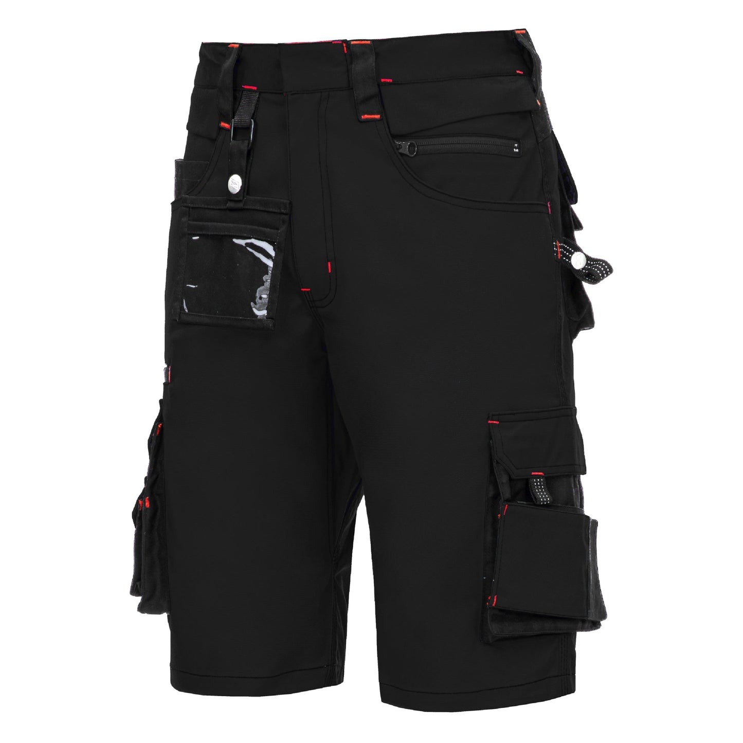 NITRAS MOTION TEX PRO FX, werkbroek, kort, zwart