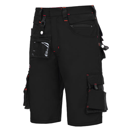 NITRAS MOTION TEX PRO FX, pantalon de travail, court, noir