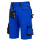 NITRAS MOTION TEX PRO FX, pantalon de travail, court, bleu roi / noir