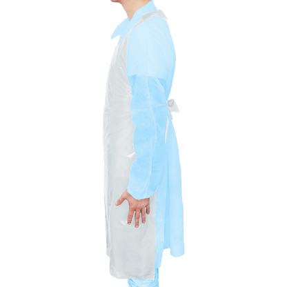 MaiMed-Schort Light PE, schort van PE 75x120cm wit, 100 stuks/pak, geblokt, glad oppervlak | Pak (100 stuks)