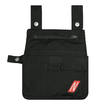 NITRAS gereedschapstas, zwart Polyester: 65%; Katoen: 33%; Elastaan: 2% | Pak (1 stuk)