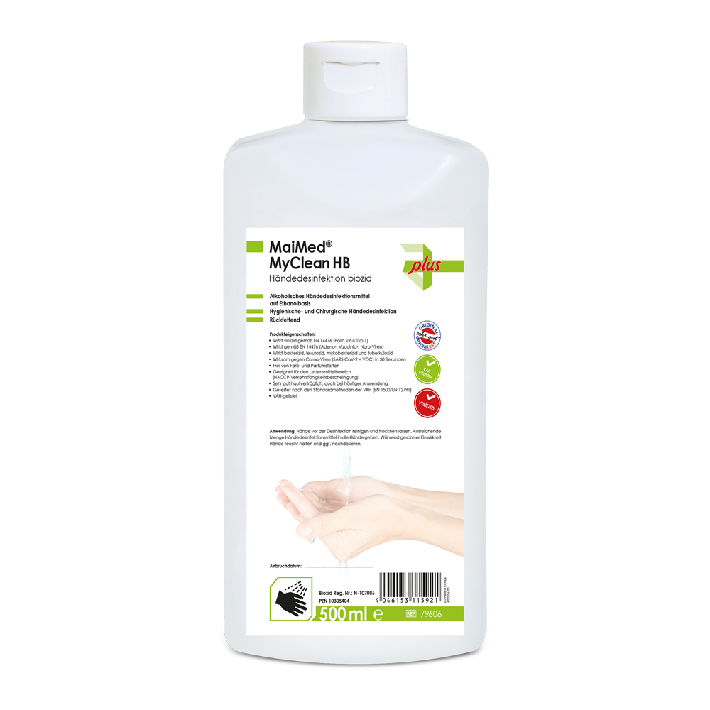 MaiMed MyClean HB désinfection des mains biocide