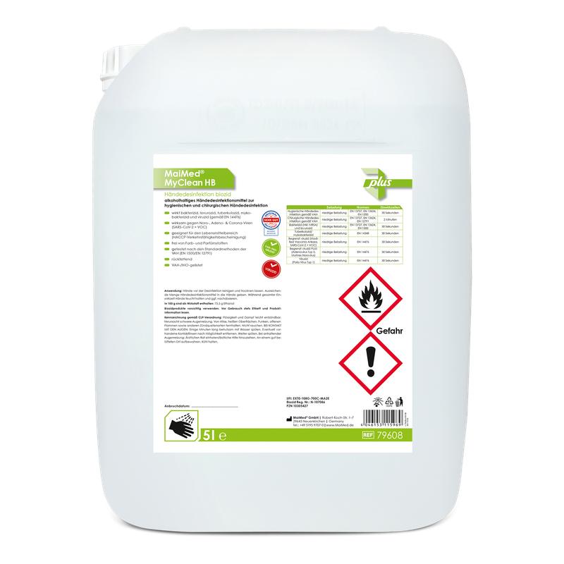 MaiMed MyClean HB désinfection des mains biocide