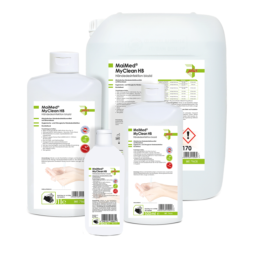 MaiMed MyClean HB désinfection des mains biocide