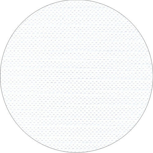 Un gros plan de la nappe « Collection ROYAL » de PAPSTAR GmbH montre sa surface ronde blanche avec un motif structuré discret de petits points uniformément répartis. L'arrière-plan simple met en valeur les bords bien définis.