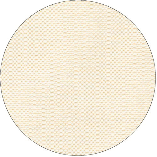 Sur un fond blanc, une surface circulaire beige avec un motif subtil de la nappe PAPSTAR, tissu „ROYAL Collection“ de la PAPSTAR GmbH est représentée.