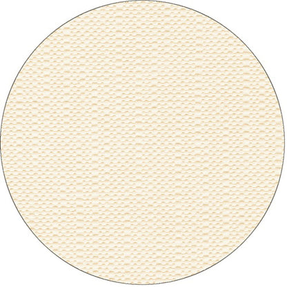 Sur un fond blanc, une surface circulaire beige avec un motif subtil de la nappe PAPSTAR, tissu „ROYAL Collection“ de la PAPSTAR GmbH est représentée.