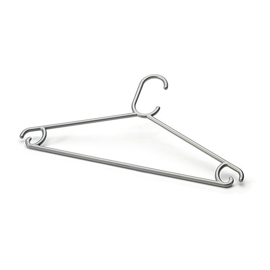 Der Nölle Profi Brush Vielzweckbügel 43 cm aus Kunststoff von Nölle Profi Brush Bürsten- & Pinseltechnik e.K. besticht durch sein schlichtes, kantiges Design mit gewellten Haken, ideal für vielseitige Aufbewahrungs- und Ordnungsaufgaben.