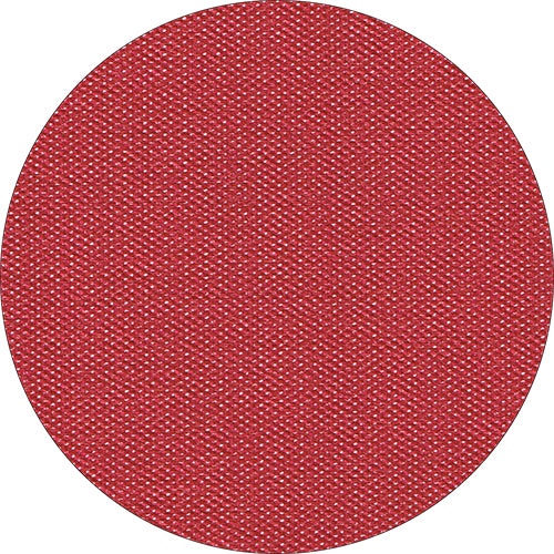 Eine Nahaufnahme von Starpak 20 Mitteldecken, stoffähnlich, Vlies „soft selection plus“ (80 x 80 cm) zeigt ein rundes rotes Muster mit einer gleichmäßigen Webstruktur, ideal für Dekorations- und Vliesanwendungen.