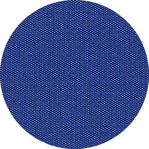 Le gros plan de la nappe Starpak, semblable à du tissu, Vlies "soft selection plus" montre sa structure densément tissée et résistante dans un cadre rond - une nappe élégante et durable de Starpak.