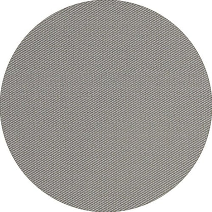 Un motif circulaire en tissu gris clair avec un fin sergé diagonal rappelle la texture semblable à celle d'un tissu de la nappe Starpak Vlies "soft selection plus".