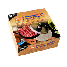 PAPSTAR Feuilles de séparation pour galettes de burger, Ø 13 cm, blanc (500 pièces) en boîte pliante de PAPSTAR GmbH - idéal pour séparer facilement les galettes de burger.
