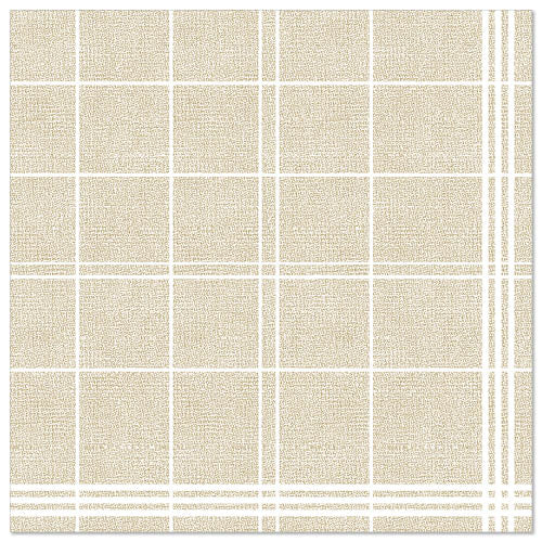 De PAPSTAR 50 servetten "ROYAL Collection" 1/4-vouw 40 x 40 cm zand van PAPSTAR GmbH zijn hoogwaardige beige servetten met een gestructureerd oppervlak en subtiele ruitjespatroon, ideaal voor iedereen die op zoek is naar hoogwaardige servetten.