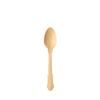 Un seul PAPSTAR Cuillère à café en bois « pure » (12 cm, couleur naturelle, style vintage) de la PAPSTAR Le sigle « GmbH » est centré sur un fond blanc uni.