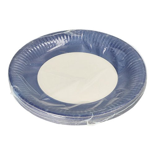 Een verpakking PAPSTAR 20 borden, karton rond Ø 23 cm van de PAPSTAR GmbH wordt gepresenteerd in een doorzichtige kunststofverpakking voor een eenvoudige witte achtergrond - ideaal voor evenementen.