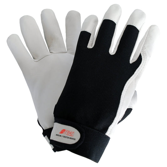 NITRAS DEXTER WINTER, mechanische handschoenen, grijs/zwart