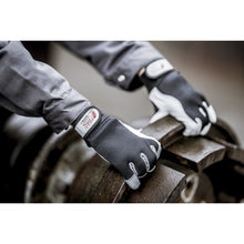 NITRAS DEXTER 1, mechanische handschoenen, grijs/zwart