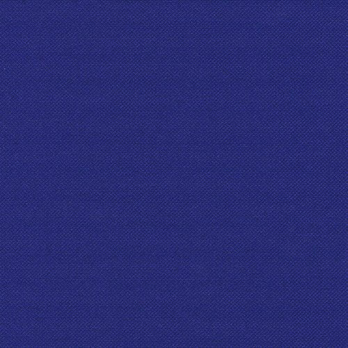Un gros plan du tissu bleu texturé, semblable à la surface lisse et uniforme bleu foncé des 50 serviettes « ROYAL Collection » 1/4-pli 40 x 40 cm de la PAPSTAR GmbH, sans marques ou motifs visibles.