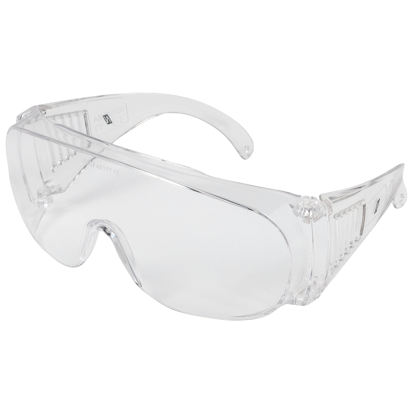 NITRAS VISION PROTECT BASIC, lunettes à branches, transparentes, plastique EN 166 | Paquet (12 pièces)