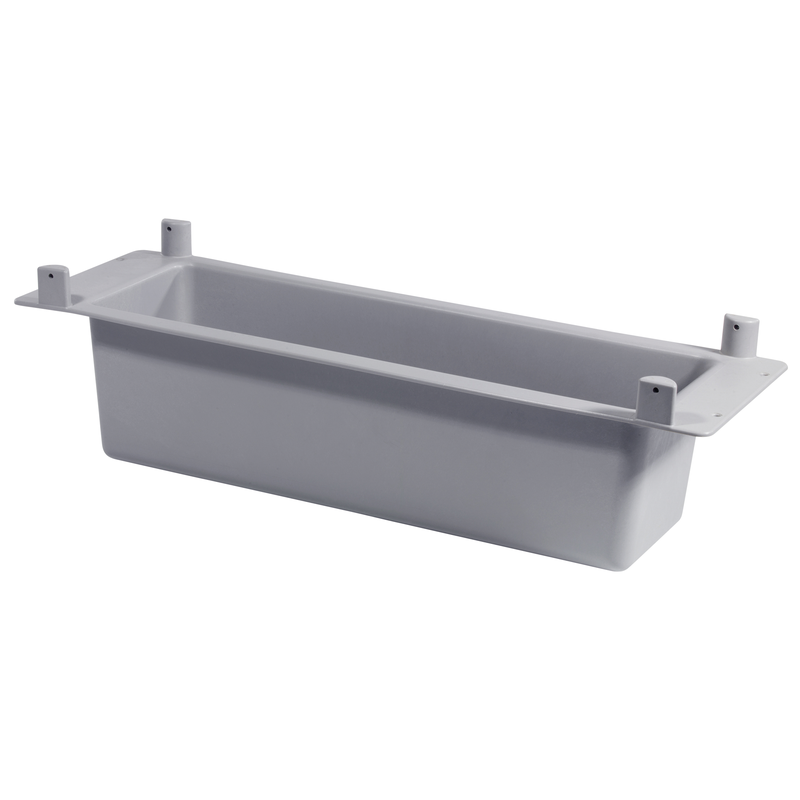 Plateau de rangement Numatic étroit pour fixer TopBox, gris | Paquet (1 pièce)