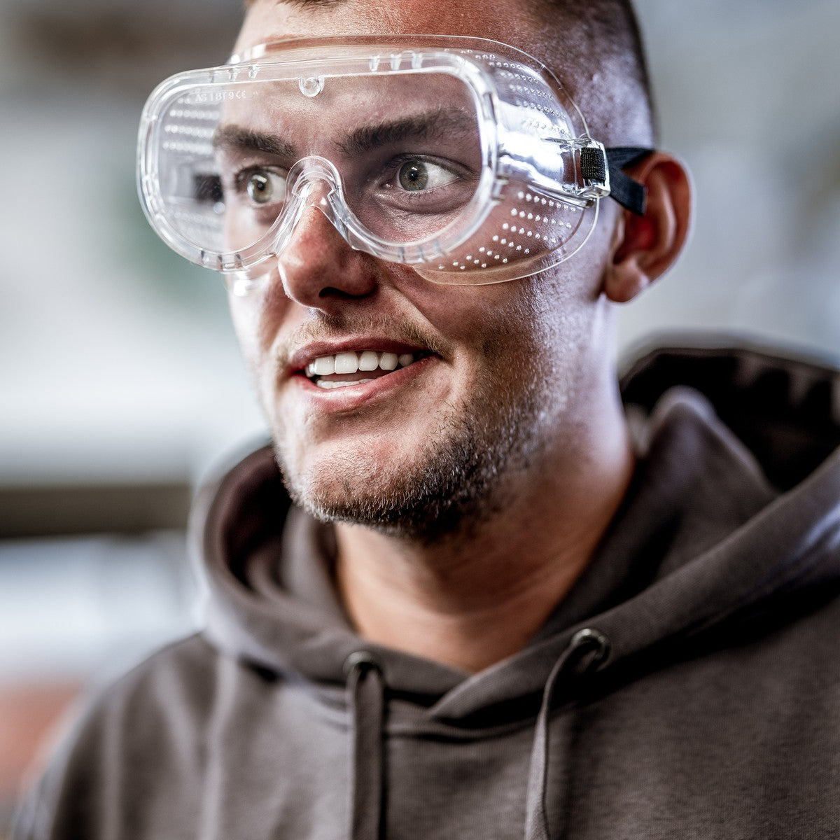 NITRAS VISION PROTECT BASIC, ruimzichtbril, transparant, EN 166 PVC | Pak (1 stuk)