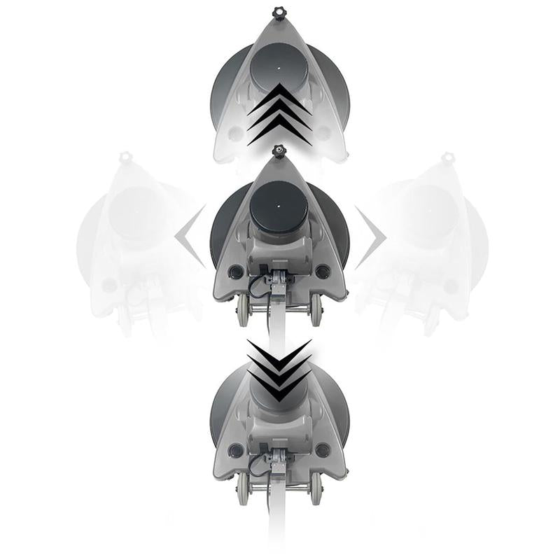 Numatic eenschijfsmachine HNS1550G, grijs/grafiet, 508 mm, 1500 tpm. inclusief rijplaat | Pak (1 stuk)