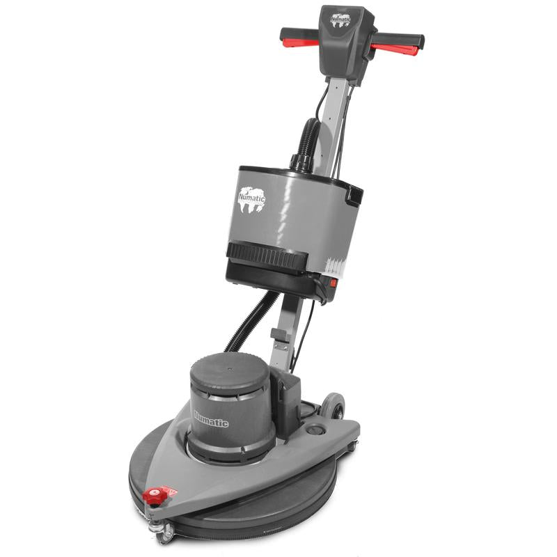 Numatic eenschijfsmachine HNS1550G, grijs/grafiet, 508 mm, 1500 tpm. inclusief rijplaat | Pak (1 stuk)